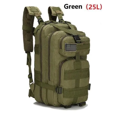25L/50L Army Military Tactical Backpack Large Hiking Backpacks Bags