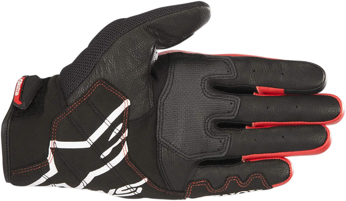 ALPINESTARS Honda SMX-2 Air Carbon V2 Gloves - Black/Red - 2XL 3567818-13-2X