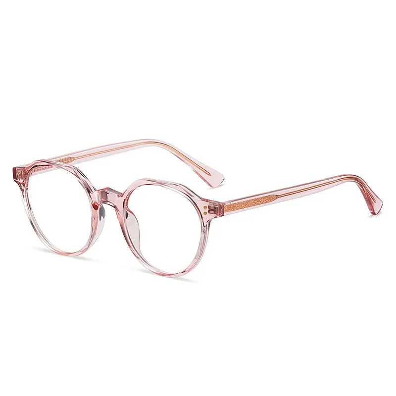 Anti Radiation Round Transparent Eyeglasses