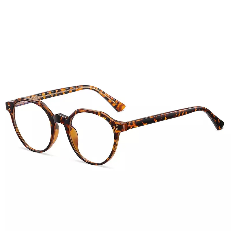 Anti Radiation Round Transparent Eyeglasses