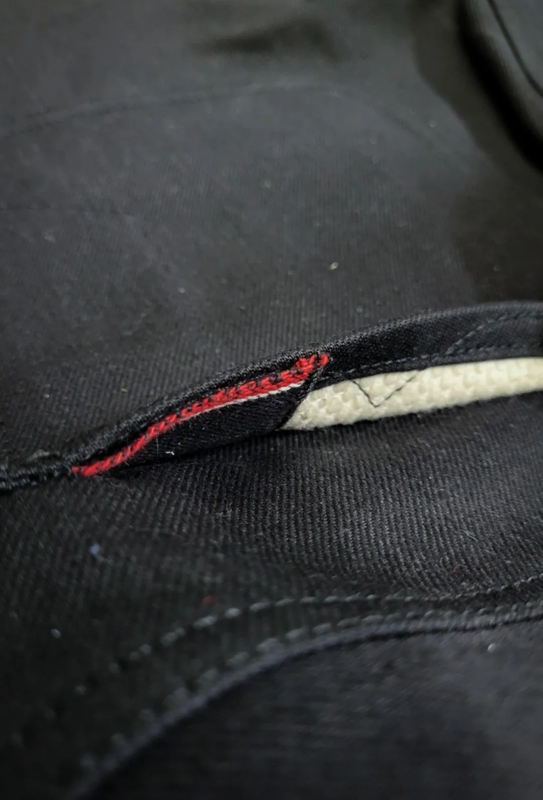 Black Denim Work Pants