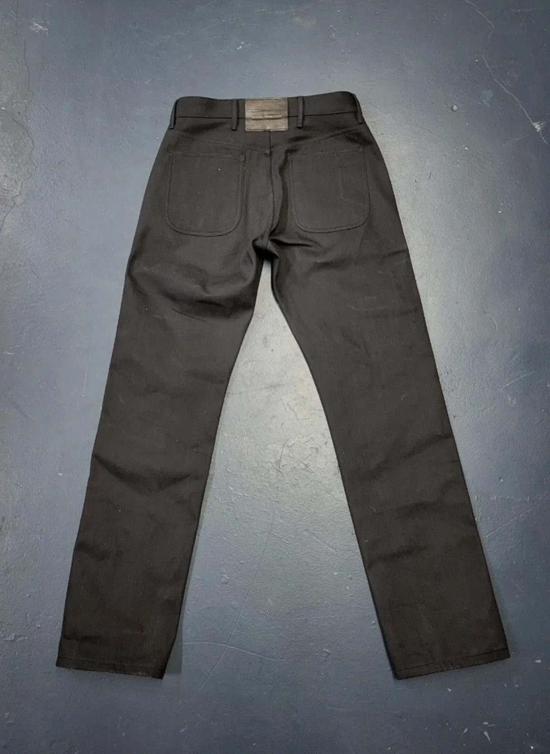 Black Denim Work Pants
