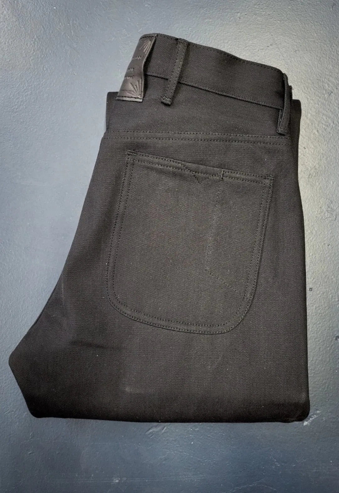 Black Denim Work Pants