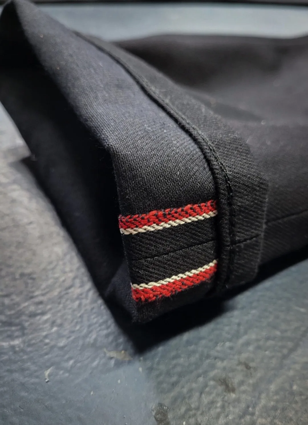 Black Denim Work Pants