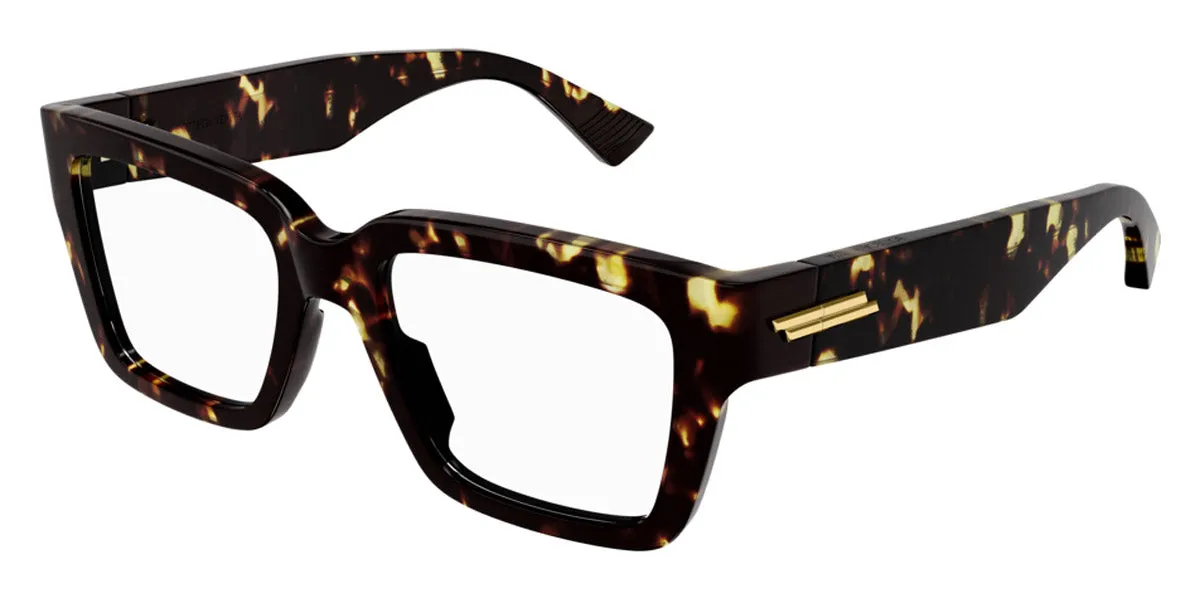 Bottega Veneta® BV1153O Designer Rectangular Glasses - Premium Quality Eyewear