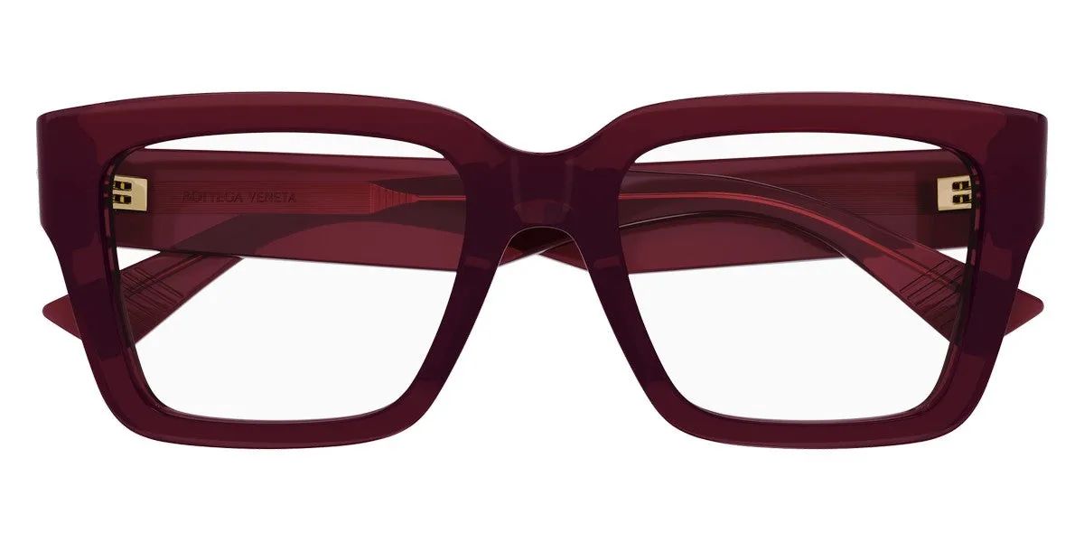 Bottega Veneta® BV1153O Designer Rectangular Glasses - Premium Quality Eyewear