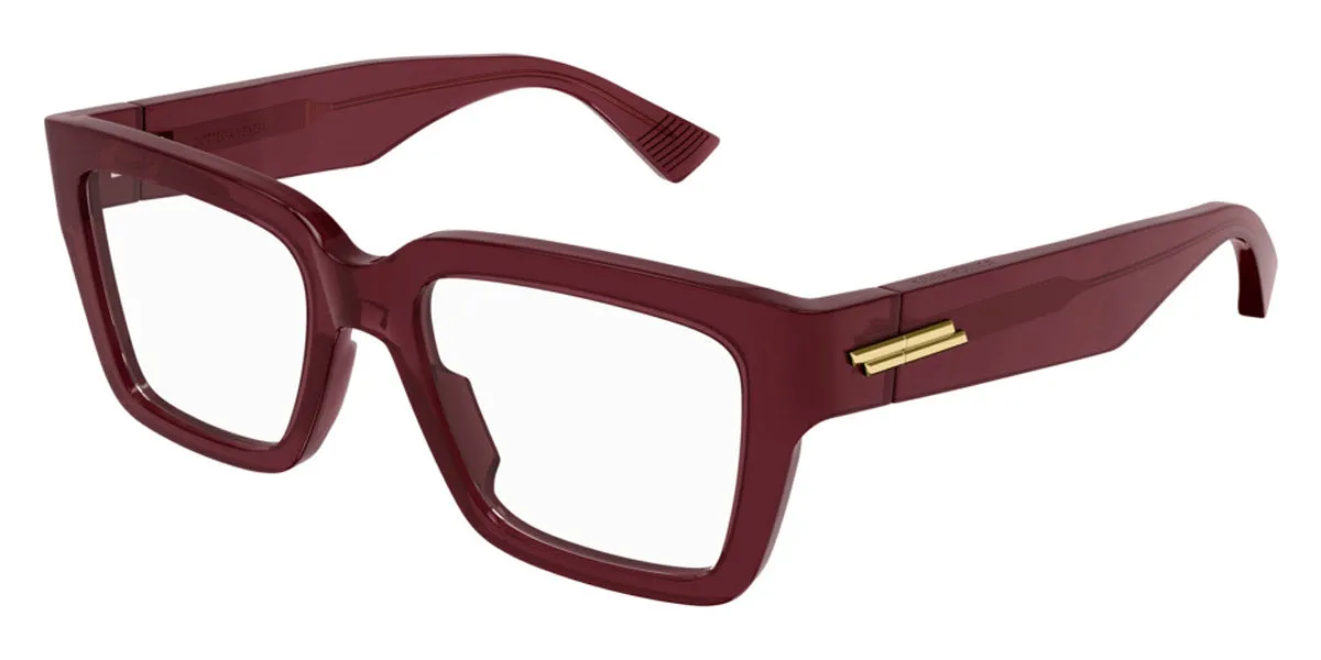 Bottega Veneta® BV1153O Designer Rectangular Glasses - Premium Quality Eyewear