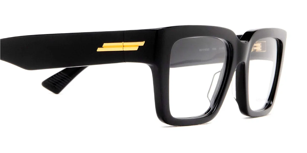 Bottega Veneta® BV1153O Designer Rectangular Glasses - Premium Quality Eyewear