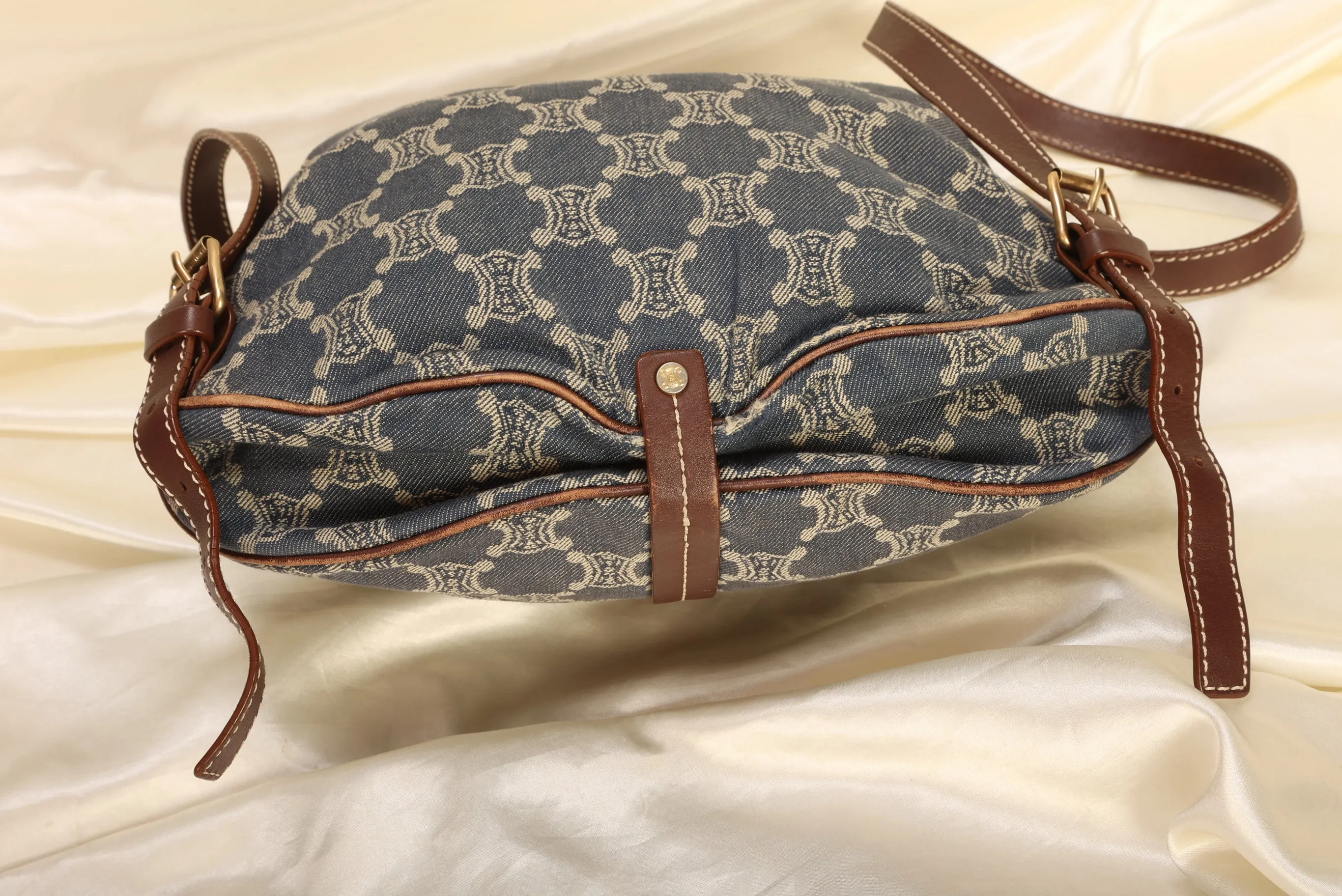Celine Triomphe Denim Backpack