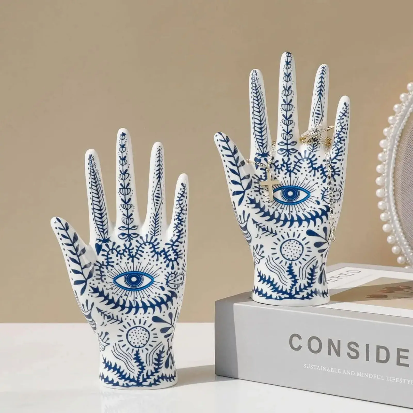 Cerulean Elegance Jewelry Holder