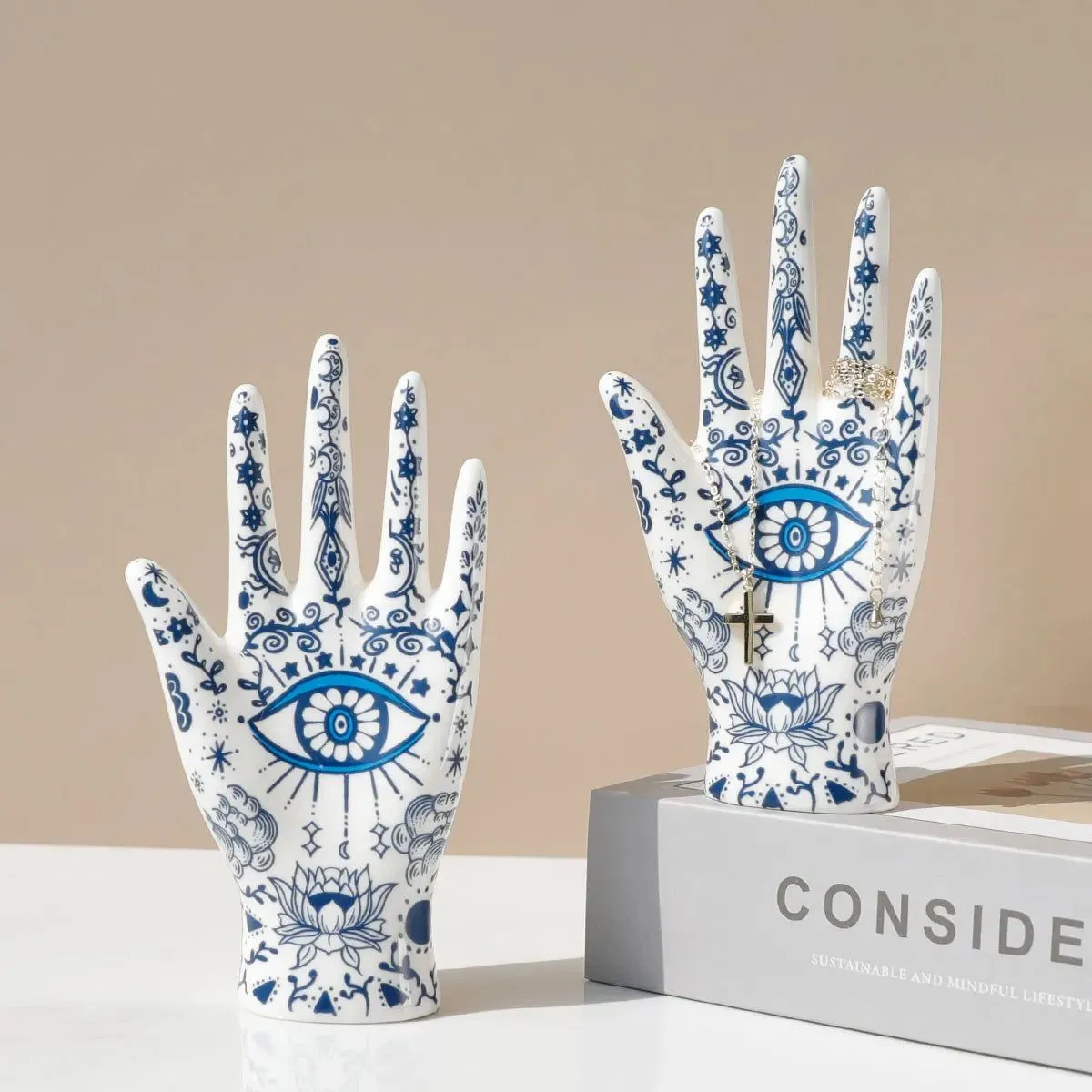 Cerulean Elegance Jewelry Holder