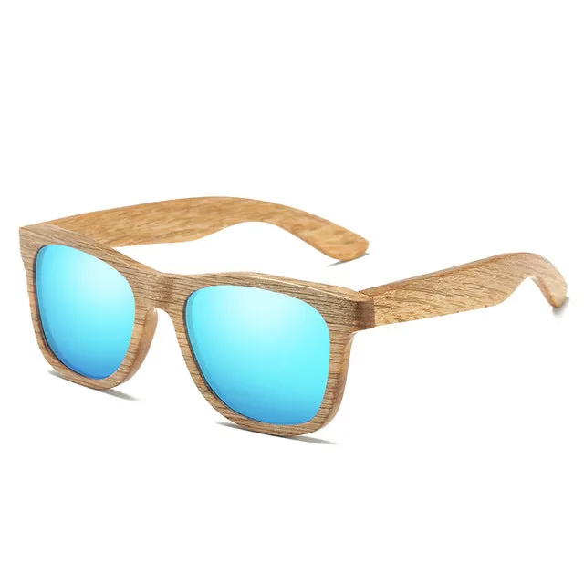 EZREAL New Men's Du Wooden Polarized Sun Glasses Retro Men and Women Luxury Handmade Wooden Sunglasses for Friends as Gifts
