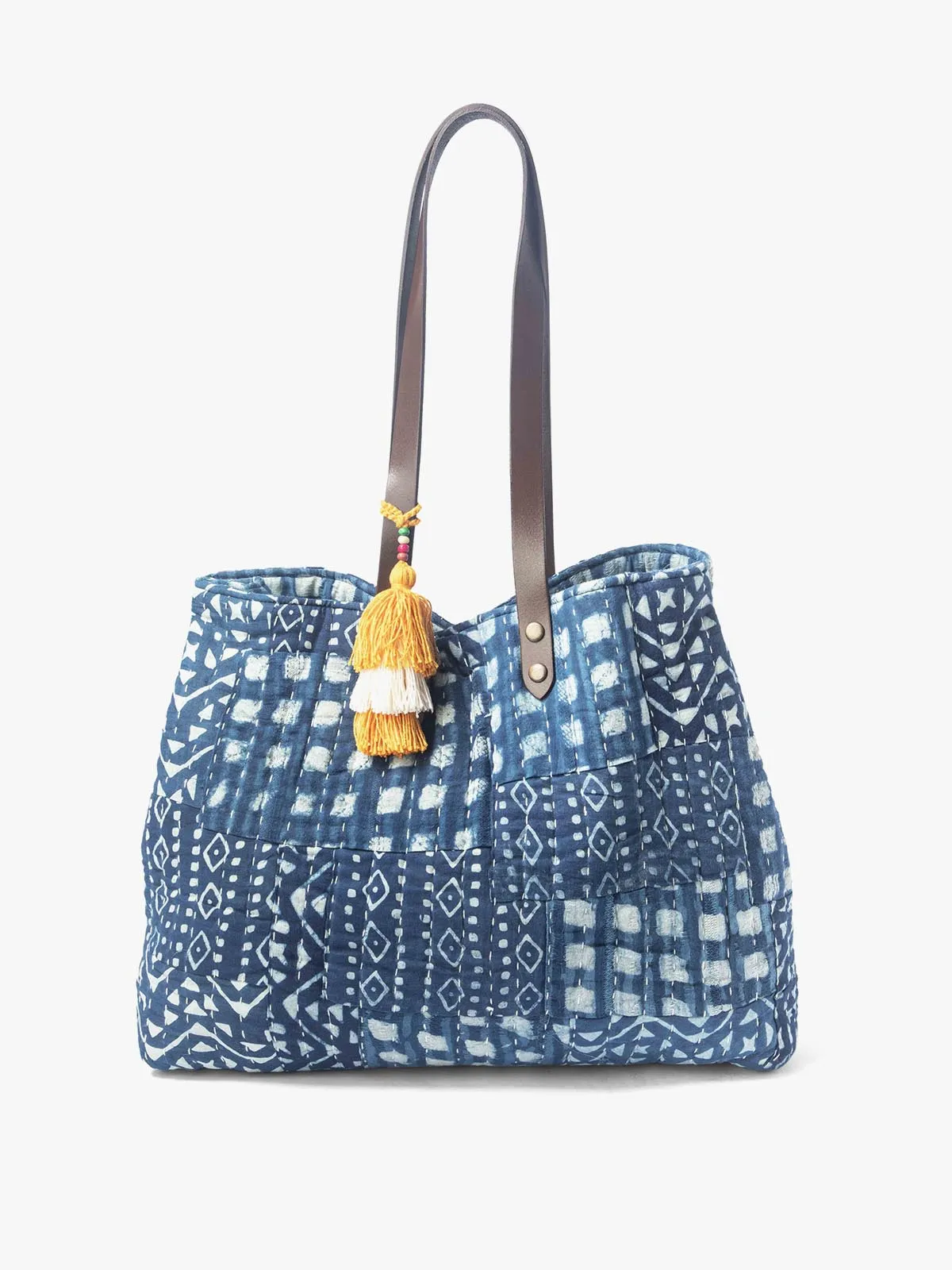 Gopal Bag with Indgo Patch Work