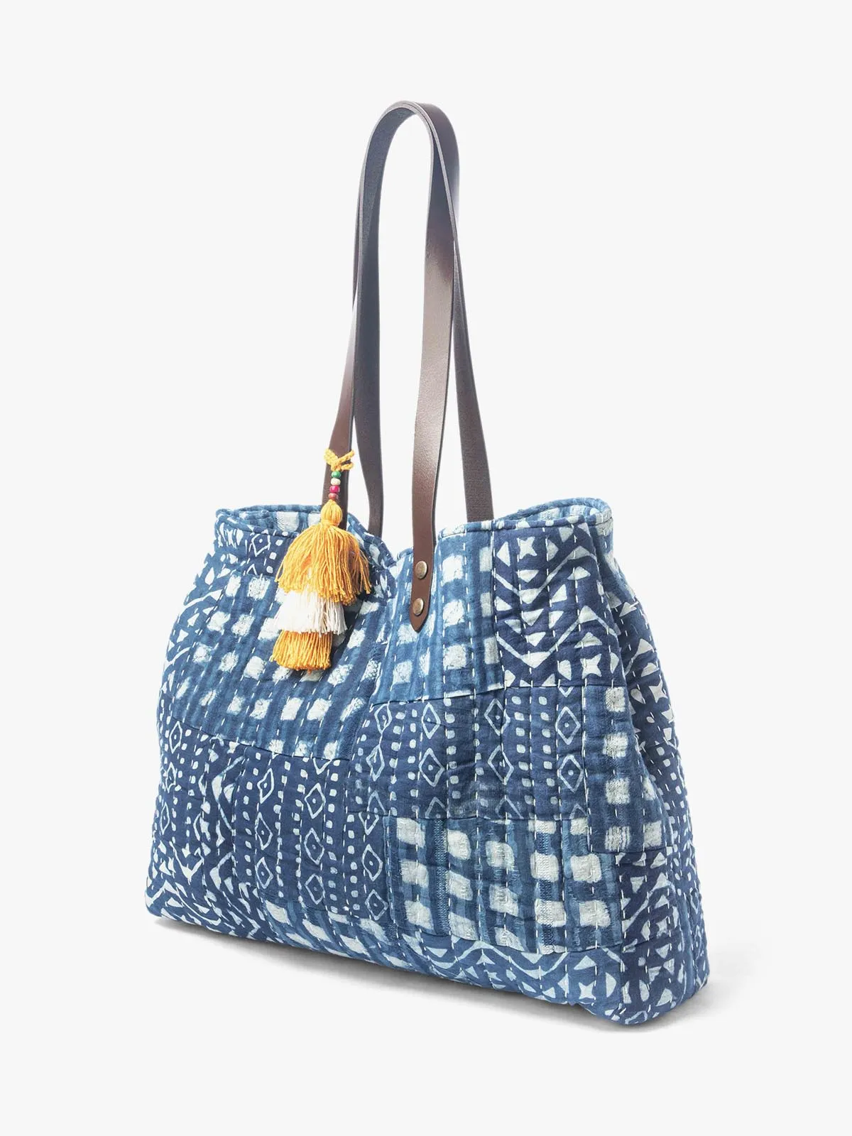 Gopal Bag with Indgo Patch Work