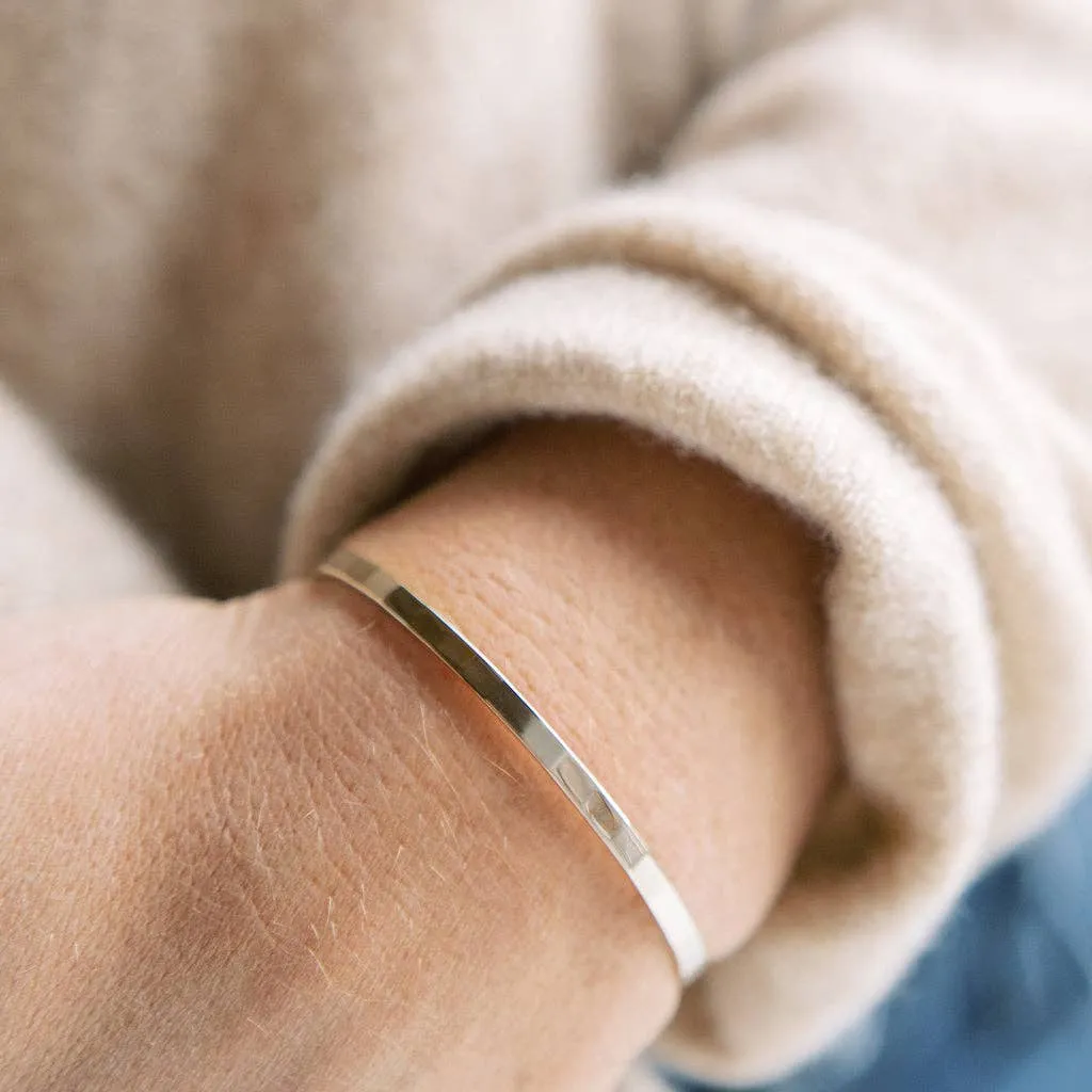 Hammered Cuff Rose Gold