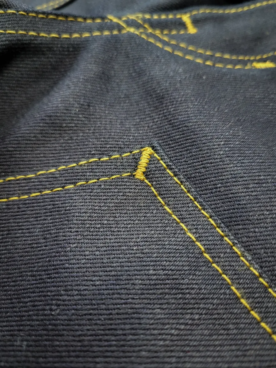 Indigo Black Work Pants