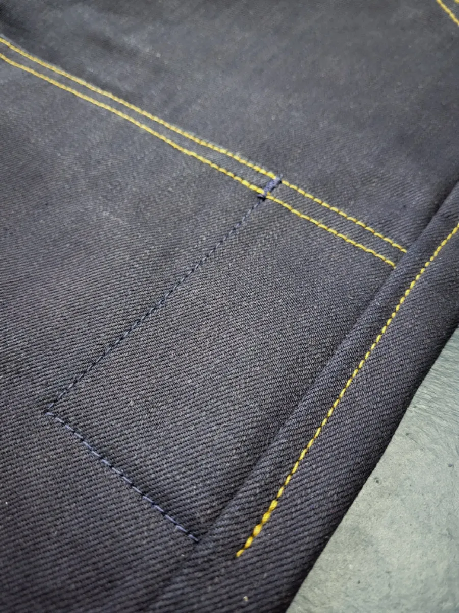 Indigo Black Work Pants