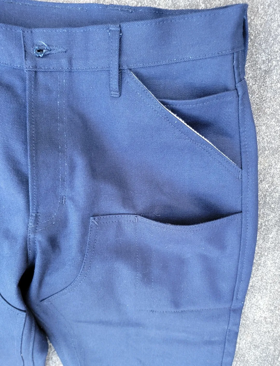 Indigo Black Work Pants
