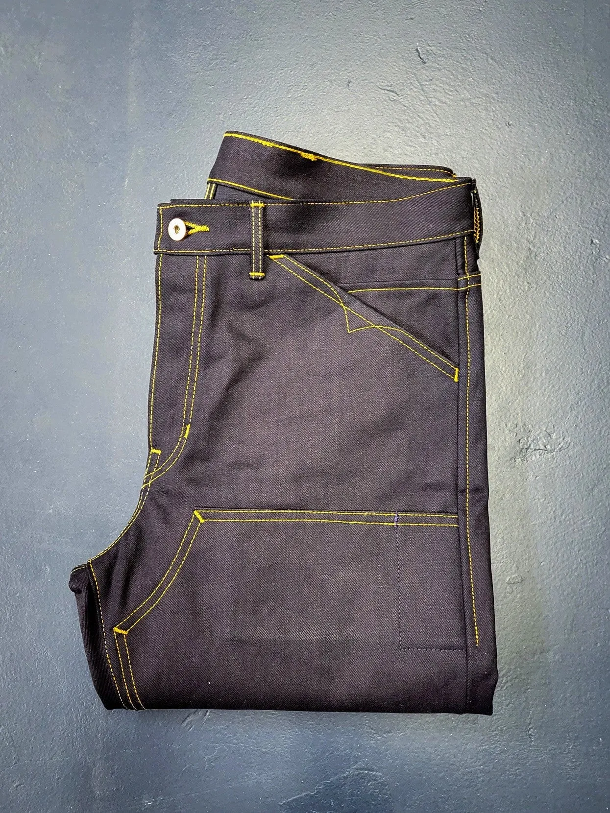 Indigo Black Work Pants