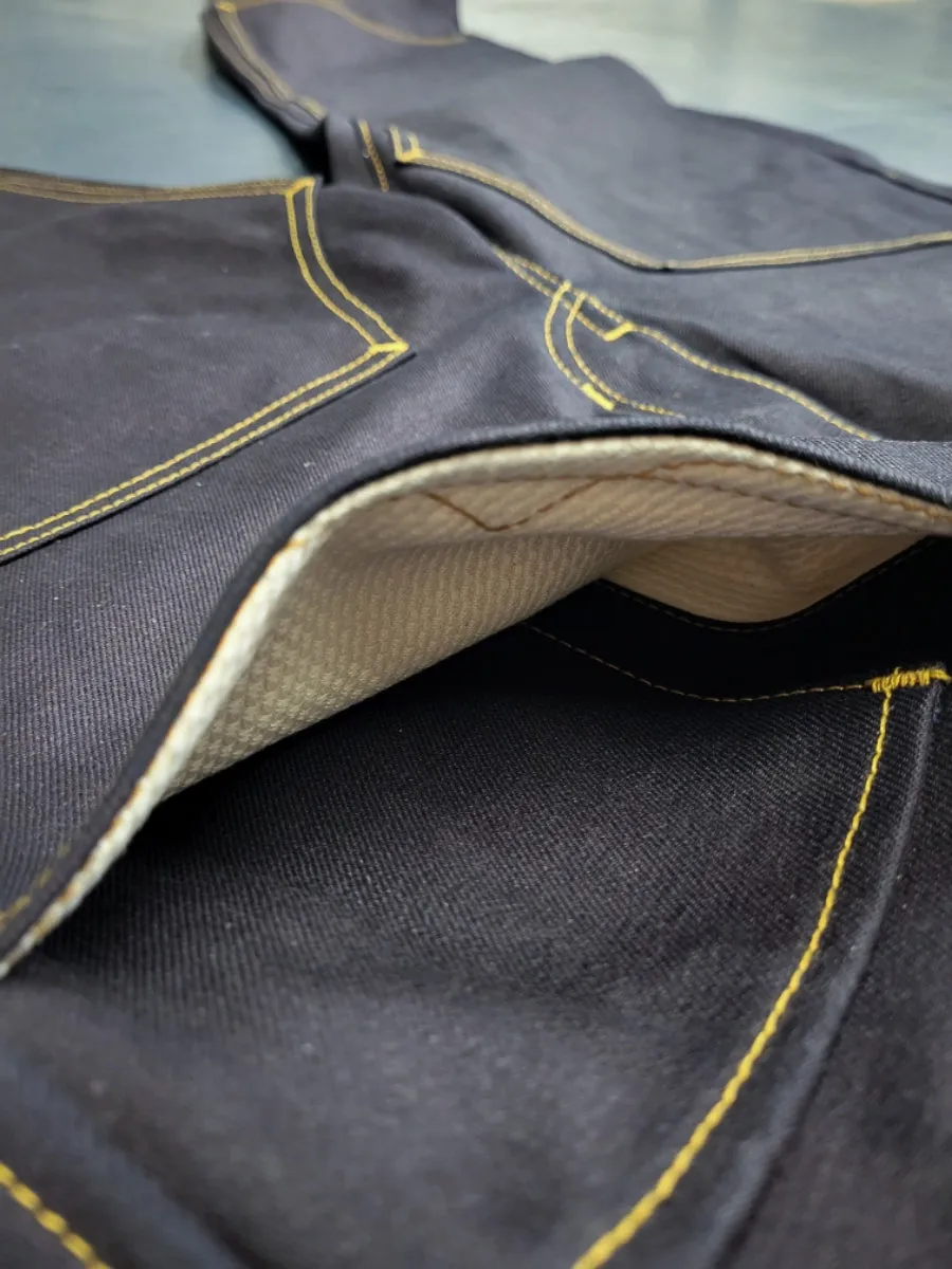Indigo Black Work Pants