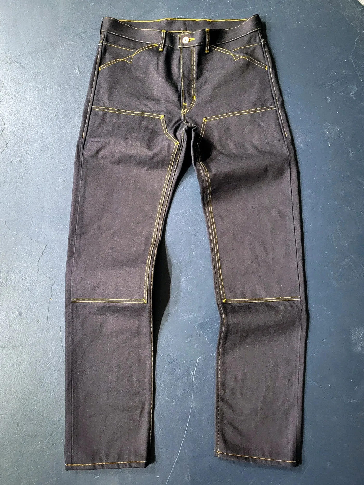 Indigo Black Work Pants