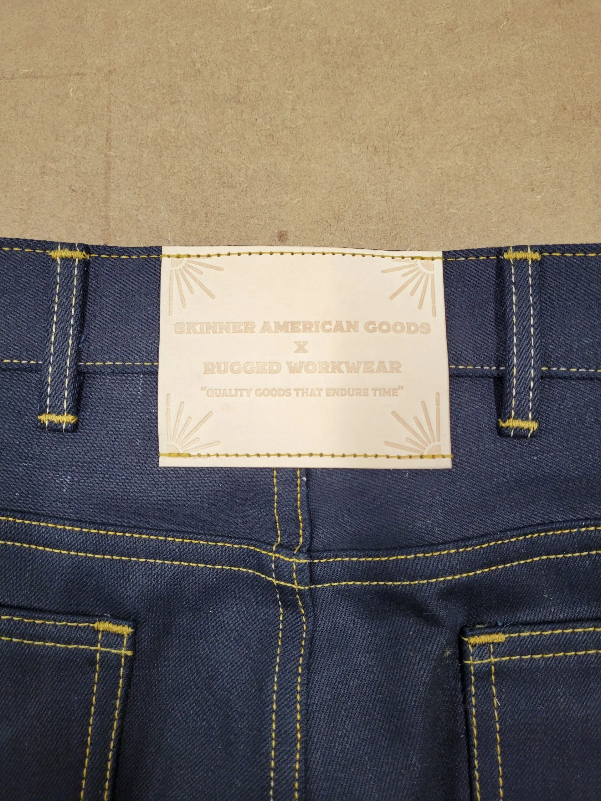 Indigo Black Work Pants