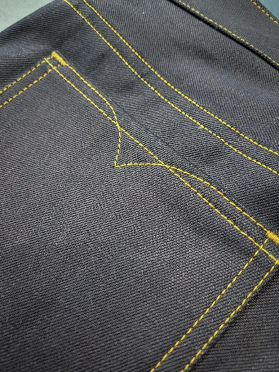 Indigo Black Work Pants