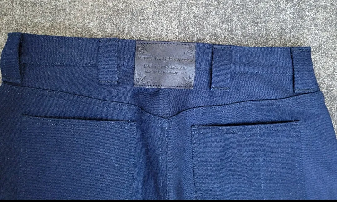 Indigo Black Work Pants