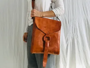 Leather Bag Case. Chiapas, Mexico.