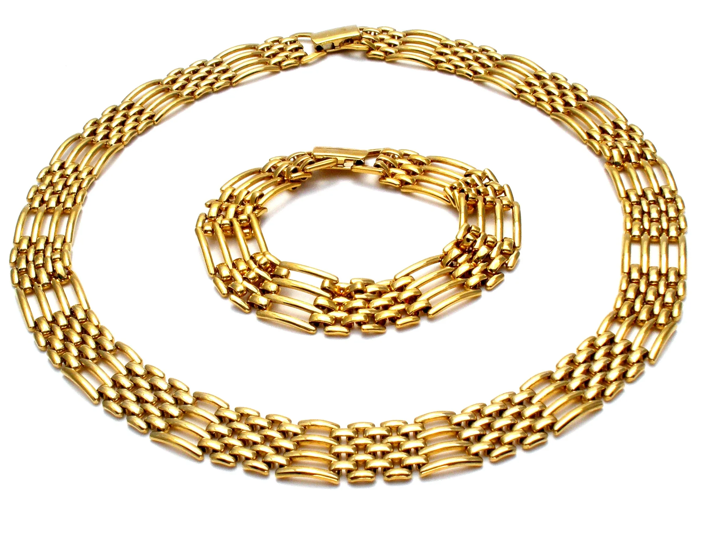 Napier Panther Link Jewelry Set