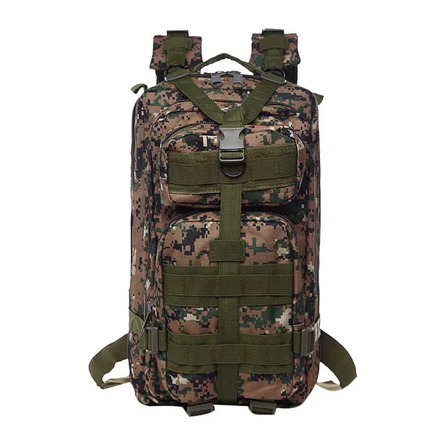 NIBESSER Nylon Tactical Backpack Military Backpack Waterproof Army Rucksack Outdoor Camping Hiking Fishing Large Capacity Bags