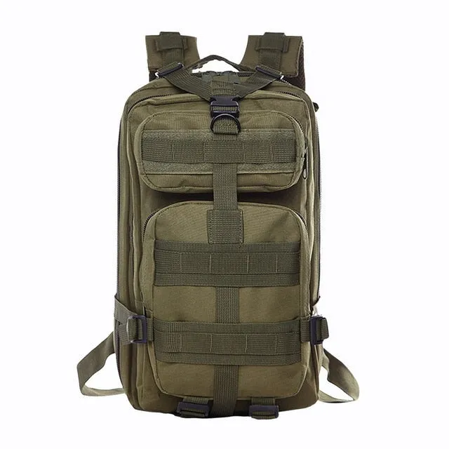 NIBESSER Nylon Tactical Backpack Military Backpack Waterproof Army Rucksack Outdoor Camping Hiking Fishing Large Capacity Bags