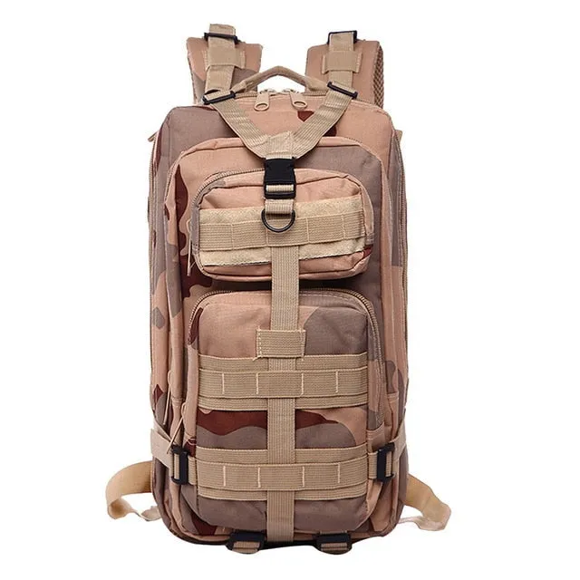NIBESSER Nylon Tactical Backpack Military Backpack Waterproof Army Rucksack Outdoor Camping Hiking Fishing Large Capacity Bags