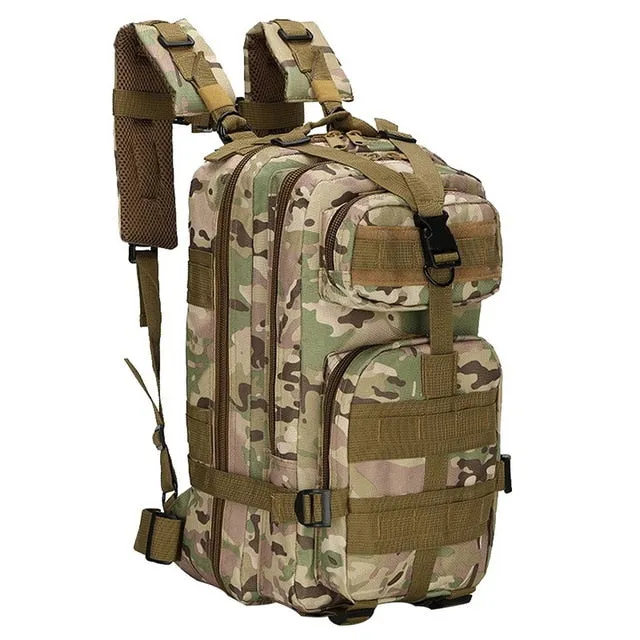 NIBESSER Nylon Tactical Backpack Military Backpack Waterproof Army Rucksack Outdoor Camping Hiking Fishing Large Capacity Bags