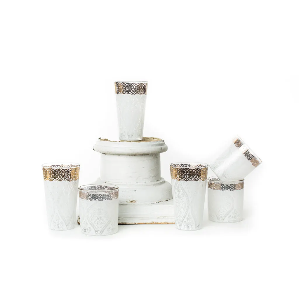 Patina Vie White Gem Glassware