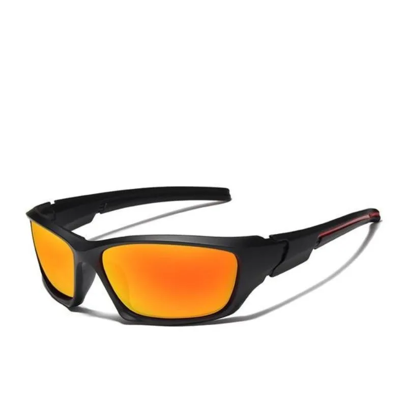 Polarized Ultralight UV Frame Square Sport SunGlasses