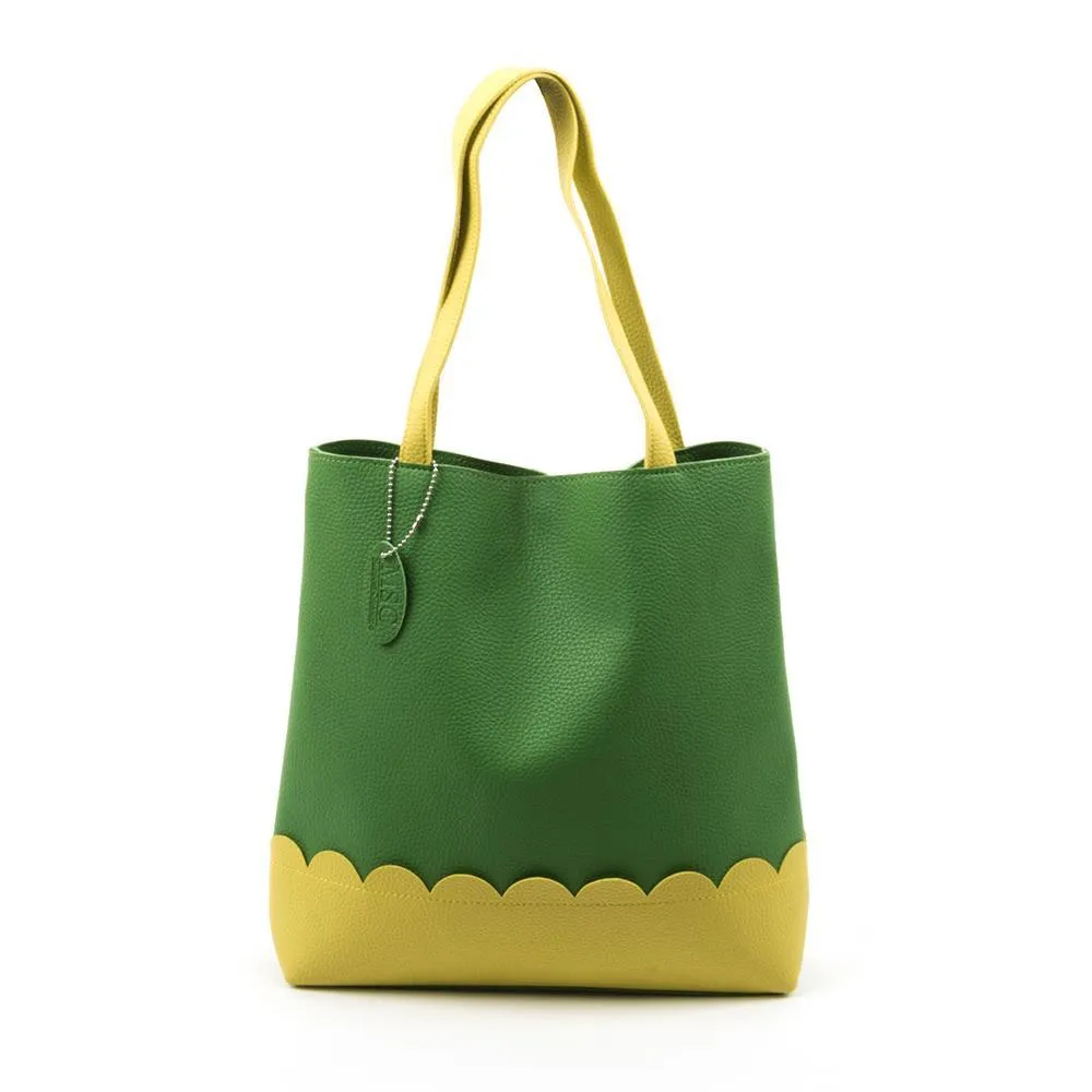 Scallop Trim Handbag